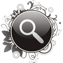 Magnifying glass illustration